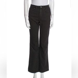 Reformation black pinstripe pant